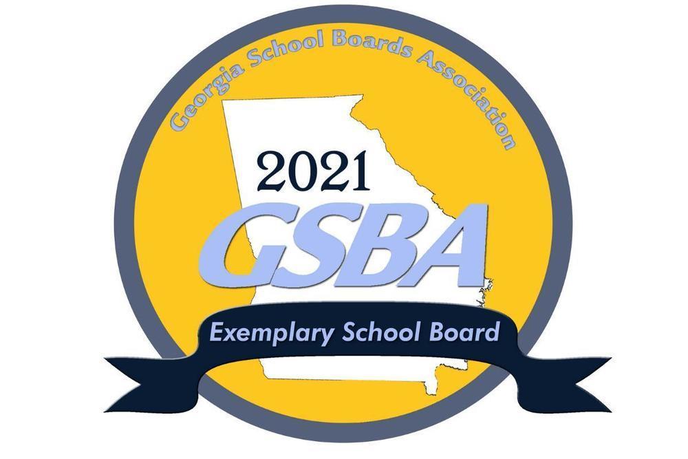 Georgia School Board Association 2021 GSBA Exemplary School Board Logo