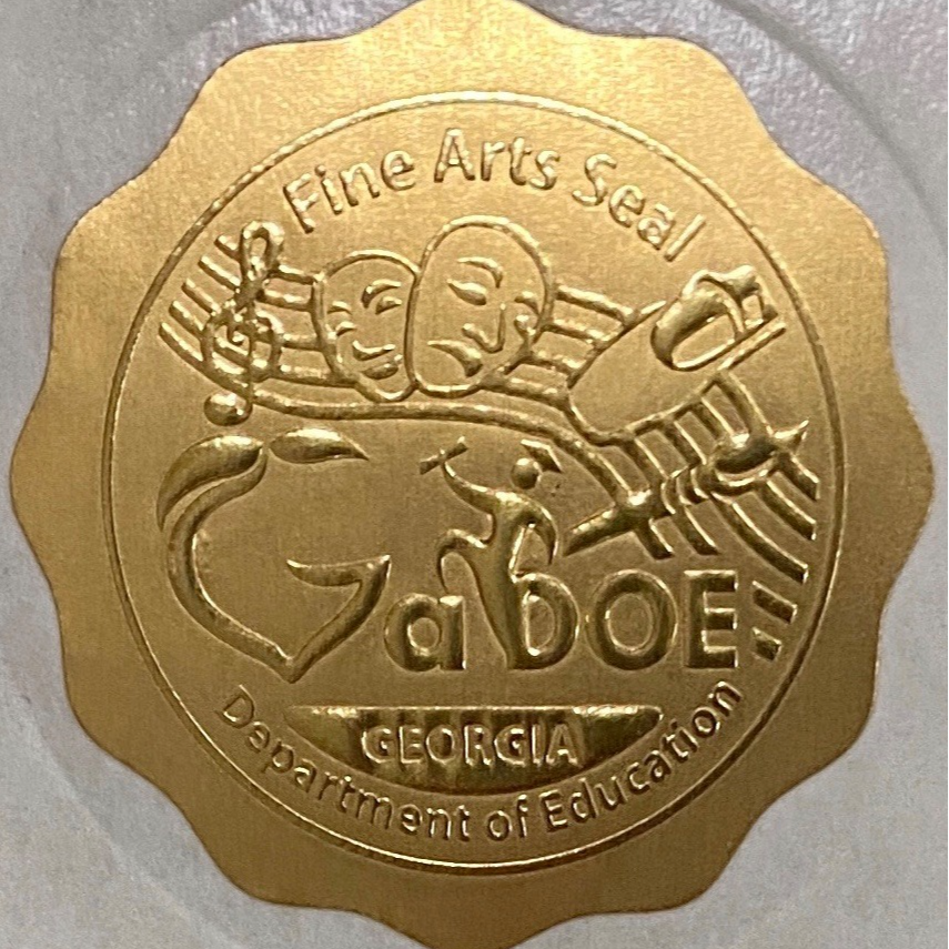 Fine Arts Diploma Seal Sticker