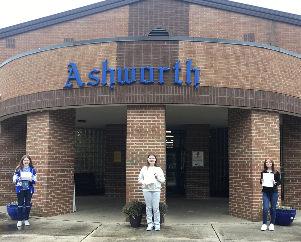 Young Author Winners Ashworth Middle School
