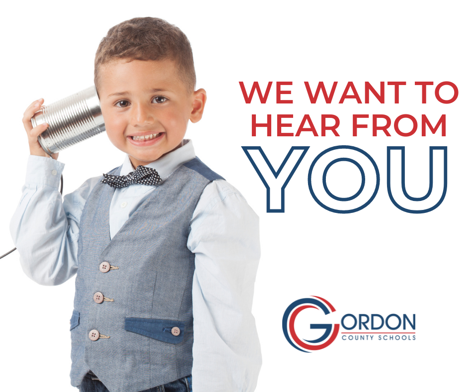 We Want to Hear from You - a boy with a can phone