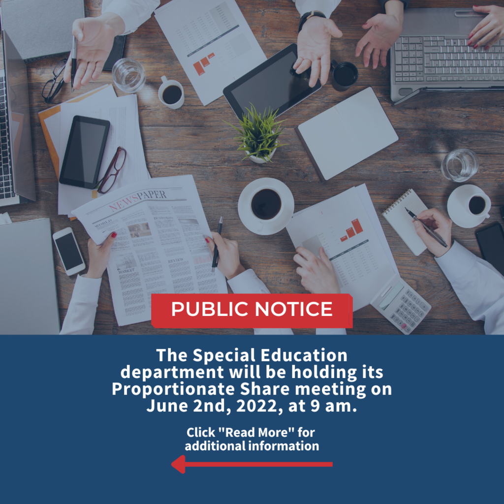 Public Notice of the Proportionate Share Meeting