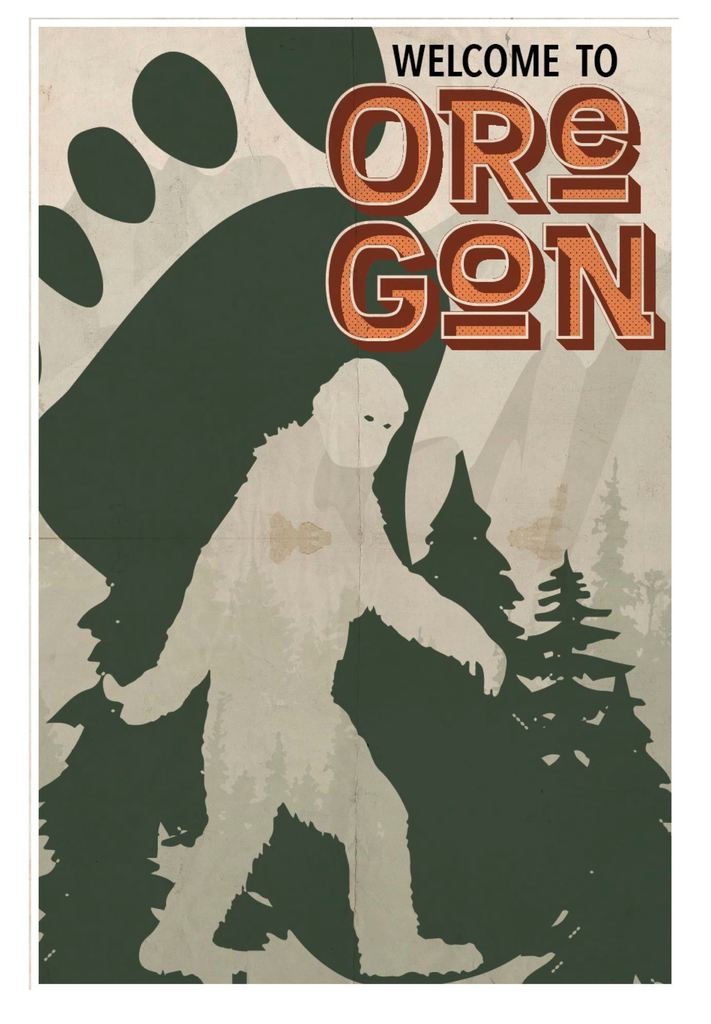 Oregon Poster Designed by a GCCCA student