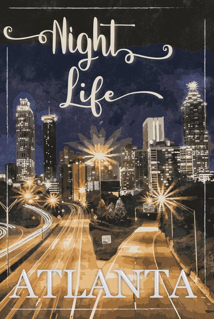 Atlanta Poster Designed by a GCCCA student