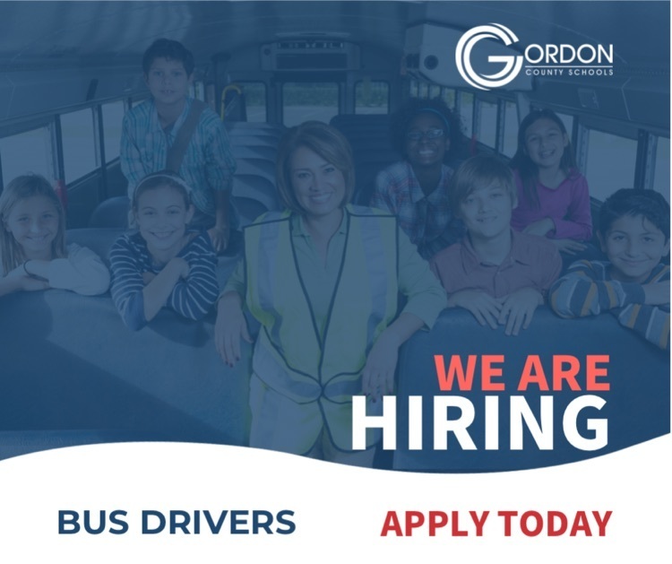 we are hiring bus drivers graphic 