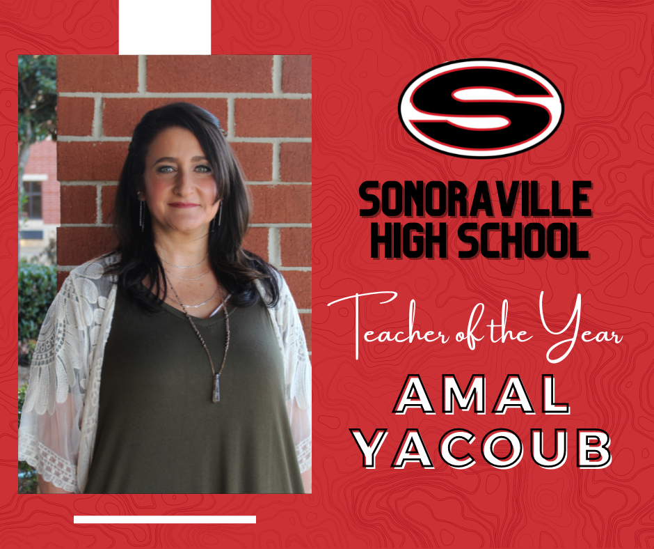Sonoraville High School Teacher of the Year: Amal Yacoub.
