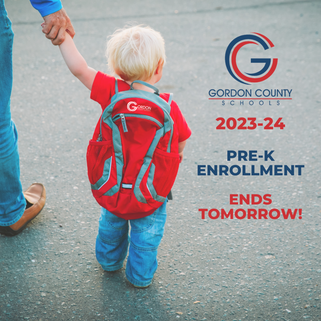 GCS 2023-24 Pre-K Enrollment ENDS TOMORROW