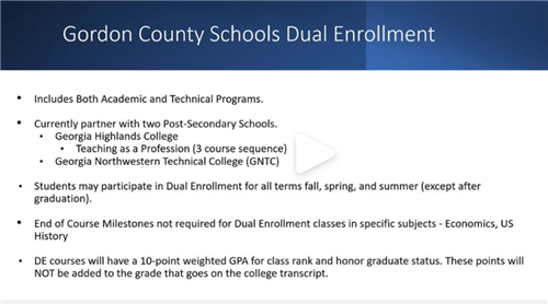 Dual Enrollment & Graduation Option B Webinar Recording